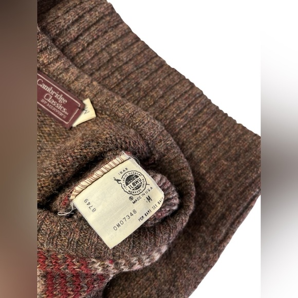 Cambridge classics wool brown sweater vest - Picture 5 of 5